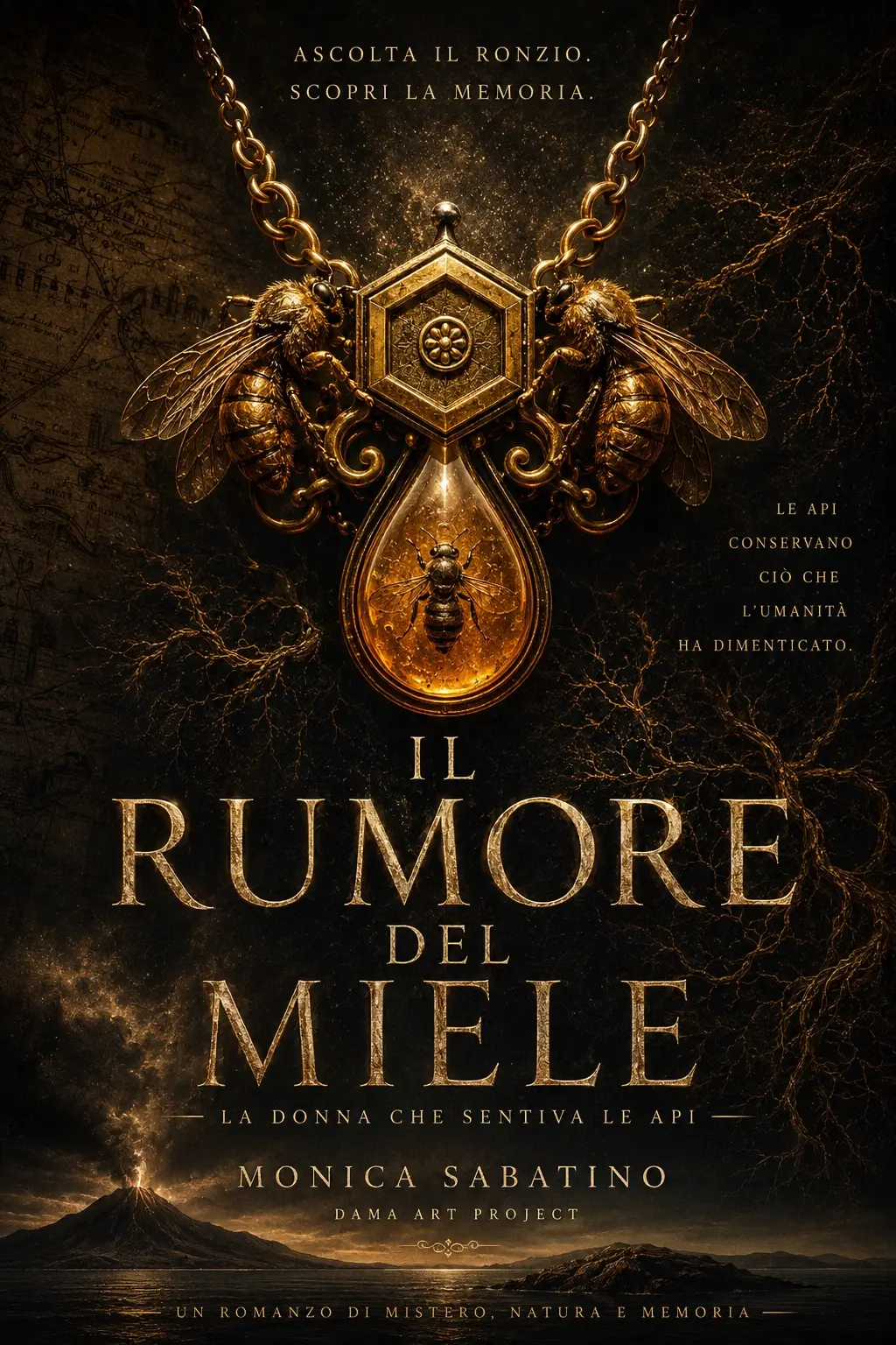 Copertina del romanzo in lavorazione Il Rumore del Miele